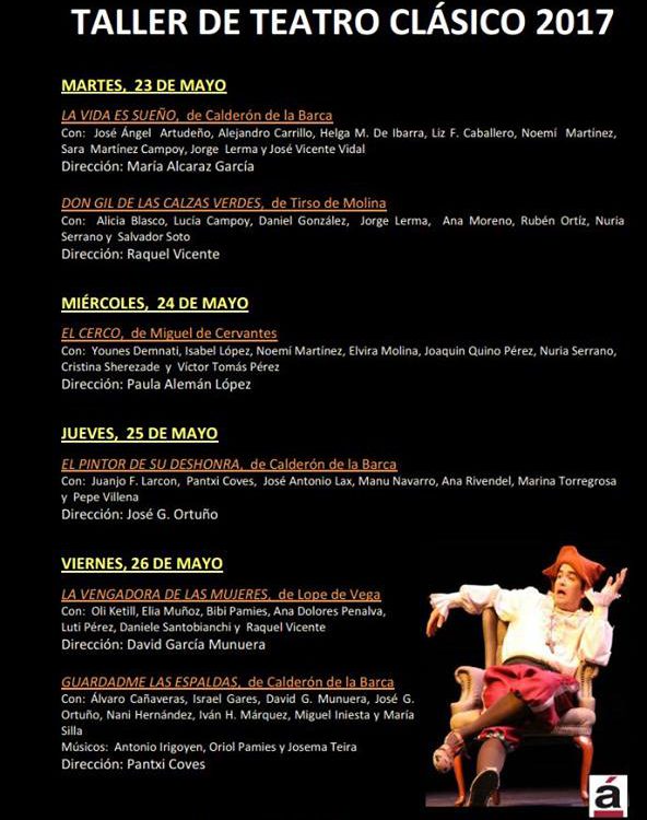 taller teatro clasico 2017
