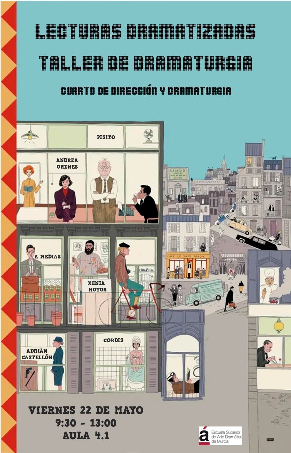 Cartel Taller de dramaturgia 4º DIR 2025-26